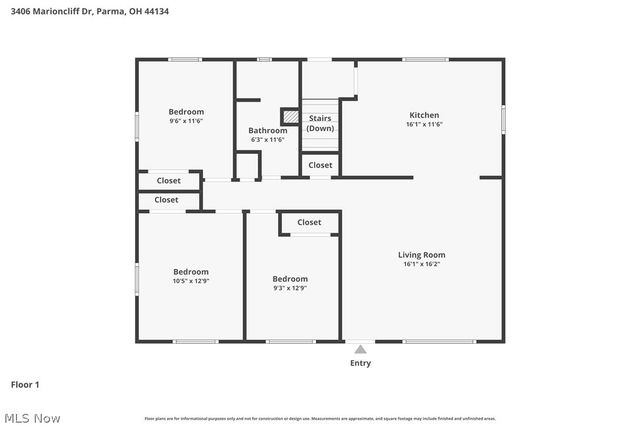 3406 Marioncliff Drive, Parma, OH 44134