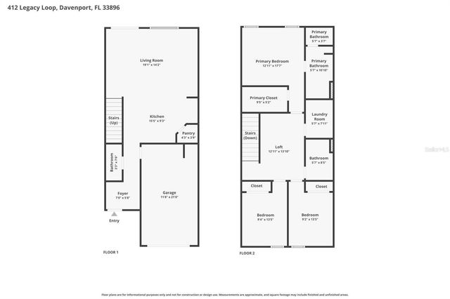 412 LEGACY LOOP, Davenport, FL 33896