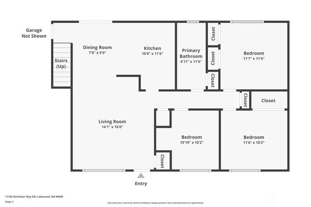 11102 Northstar Way SW, Lakewood, WA 98498