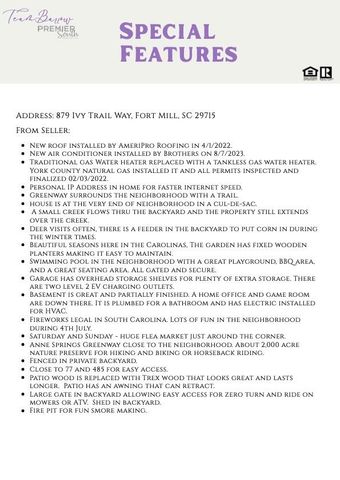 879 Ivy Trail Way, Fort Mill, SC 29715