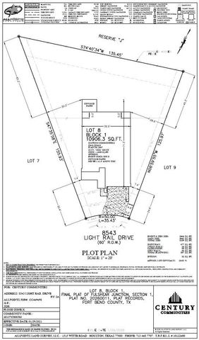 8543 Light Rail Drive, Fulshear, TX 77441