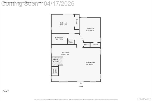 1655 Petrolia, West Bloomfield Charter Township, MI 48324