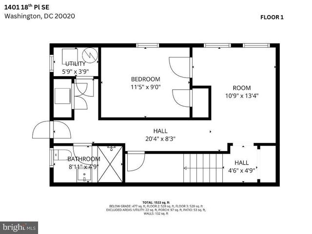 1401 18TH PL SE, Washington, DC 20020