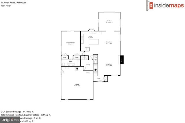 11 ARNELL RD, Rehoboth Beach, DE 19971