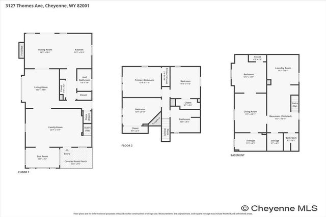 3127 THOMES AVE, Cheyenne, WY 82001