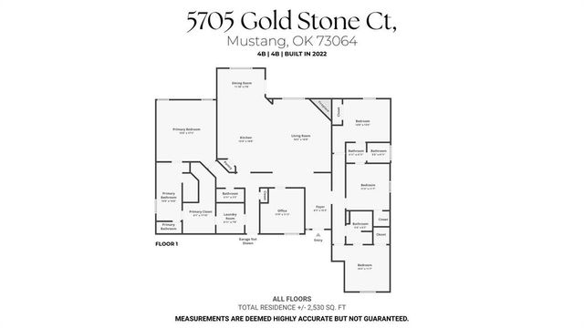 5705 Gold Stone Court, Mustang, OK 73064