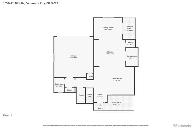 16534 E 118th Drive, Commerce City, CO 80022