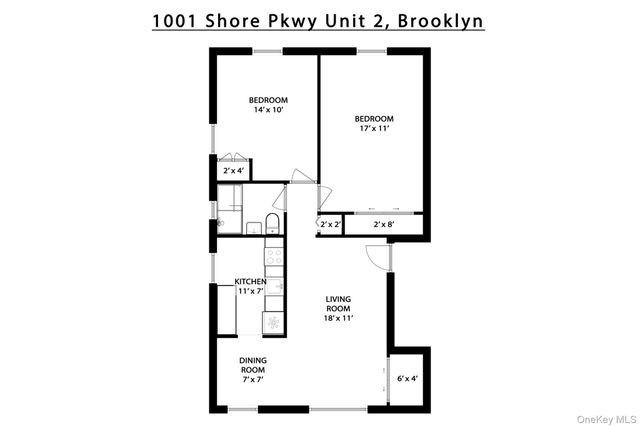 1001 Shore Parkway 2B, Brooklyn, NY 11228