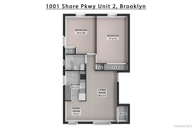 1001 Shore Parkway 2B, Brooklyn, NY 11228