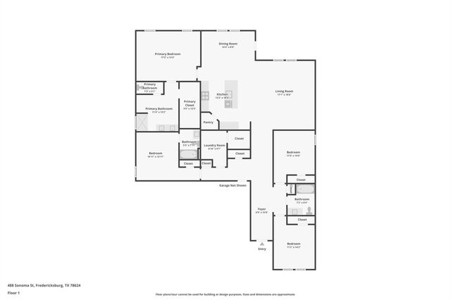 488 SONOMA ST, Fredericksburg, TX 78624