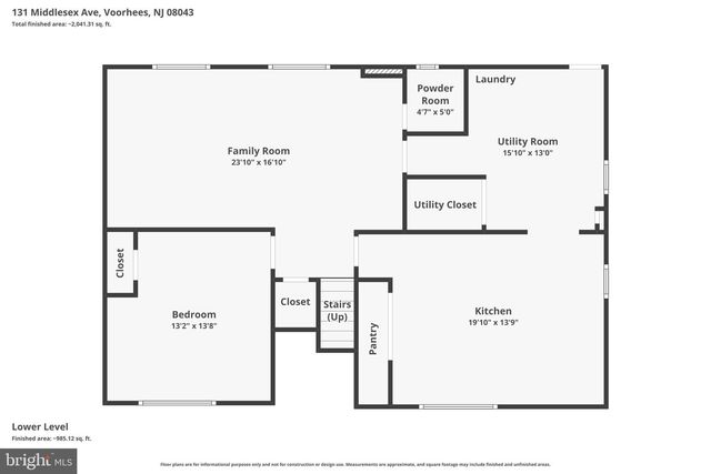 131 MIDDLESEX AVE, Voorhees, NJ 08043