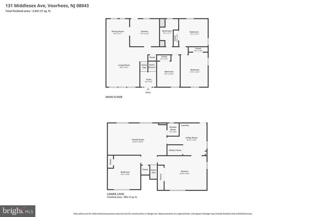 131 MIDDLESEX AVE, Voorhees, NJ 08043