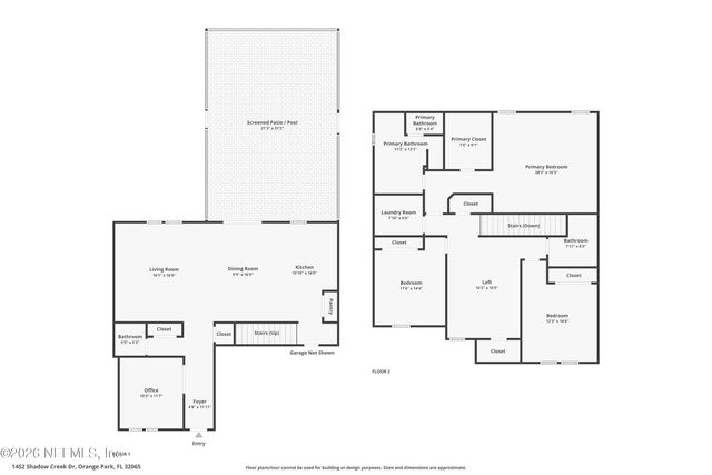 1452 SHADOW CREEK Drive, Orange Park, FL 32065