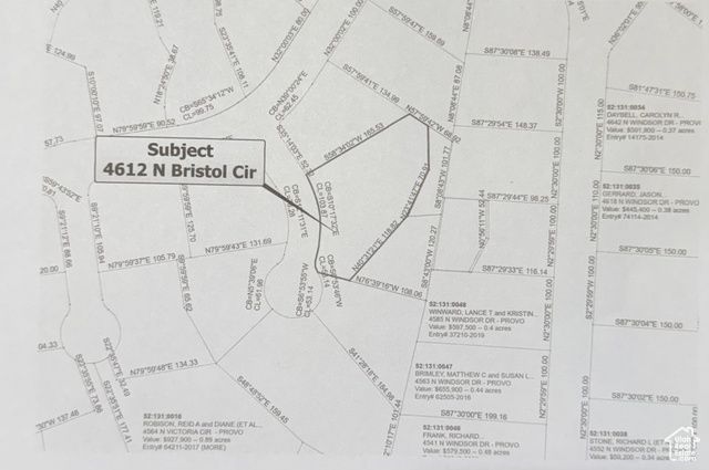 4612 N BRISTOL CIR., Provo, UT 84604