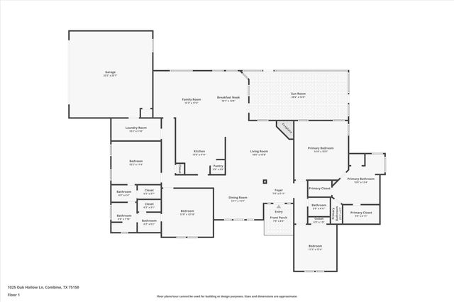 1025 Oak Hollow Lane, Combine, TX 75159