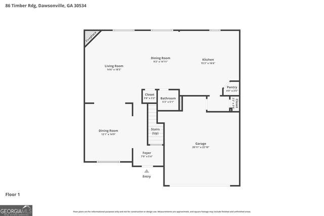 86 Timber Ridge, Dawsonville, GA 30534