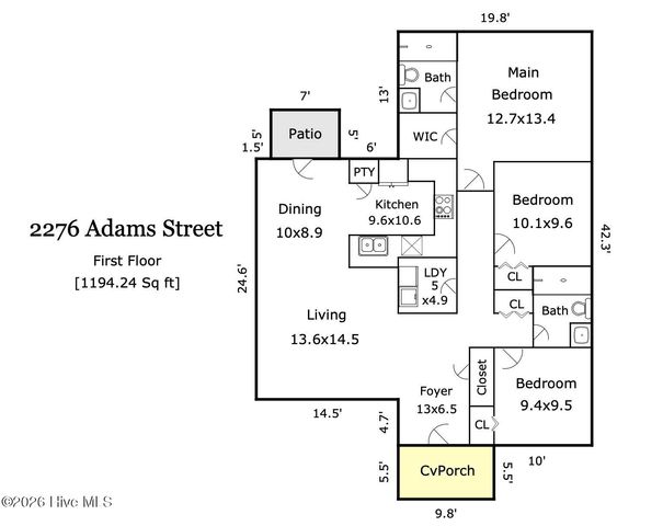 2276 Adams Street, Wilmington, NC 28401