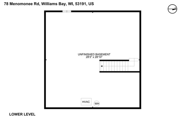 78 Menomonee ROAD, Williams Bay, WI 53191