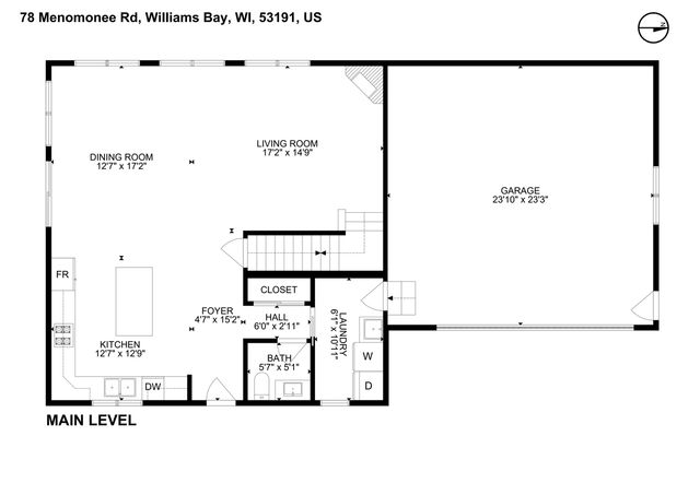 78 Menomonee ROAD, Williams Bay, WI 53191