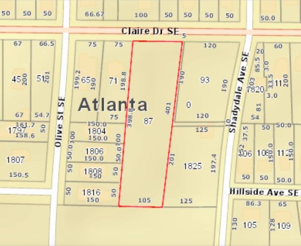 0 Claire Drive SE, Atlanta, GA 30315