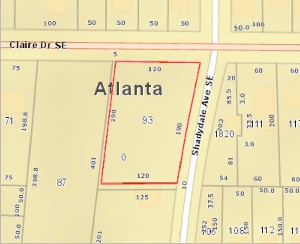 0 Claire Drive SE, Atlanta, GA 30315