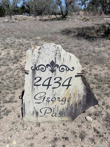 2434 George Pass, Canyon Lake, TX 78133