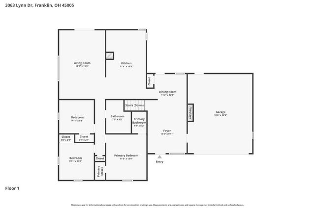 3063 Lynn Drive, Franklin, OH 45005