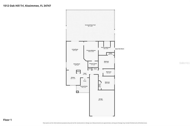 1512 OAK HILL TRAIL, Kissimmee, FL 34747