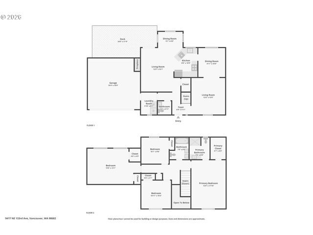 9417 Ne 133RD Ave, Vancouver, WA 98682