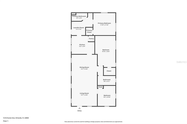 12 N FOREST AVENUE, Orlando, FL 32803