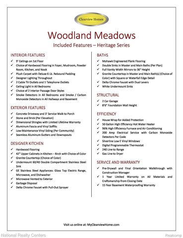 53175 Woodland Meadows, Chesterfield Township, MI 48047