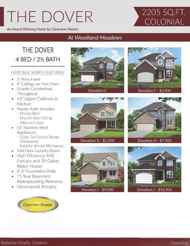 53175 Woodland Meadows, Chesterfield Township, MI 48047