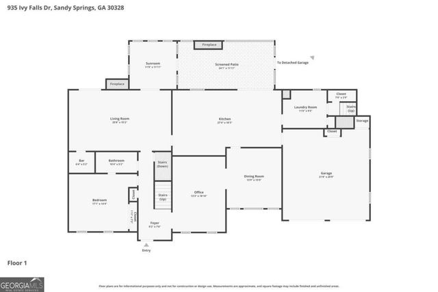 935 Ivy Falls Drive, Sandy Springs, GA 30328