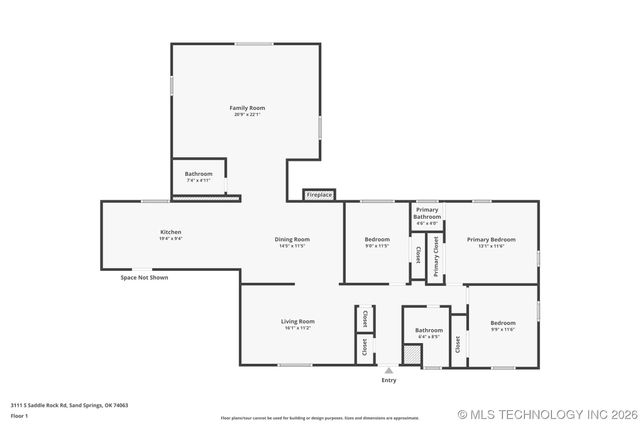 3111 S Saddle Rock Road, Sand Springs, OK 74063