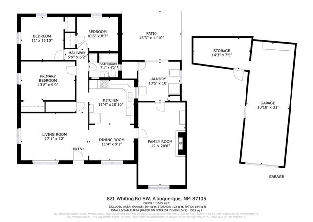 821 WHITING Road SW, Albuquerque, NM 87105