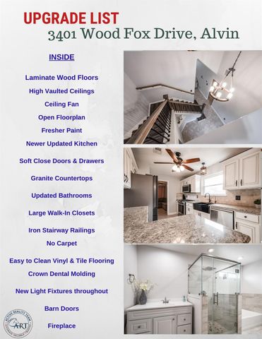 3401 Wood Fox Drive, Alvin, TX 77511