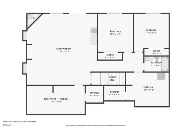 13087 Quail Creek Drive NE, Blaine, MN 55449