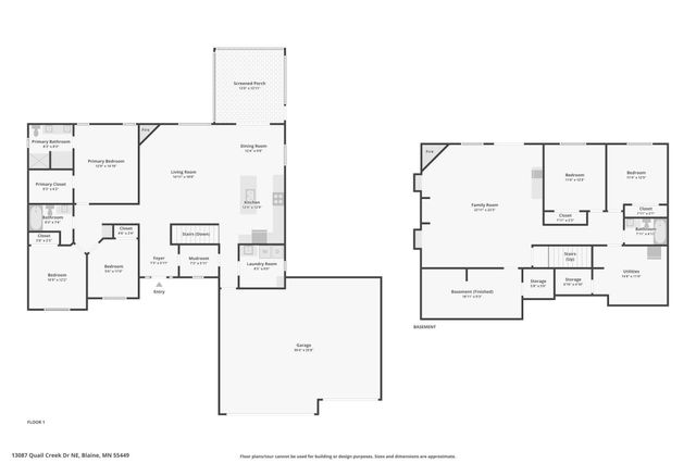 13087 Quail Creek Drive NE, Blaine, MN 55449