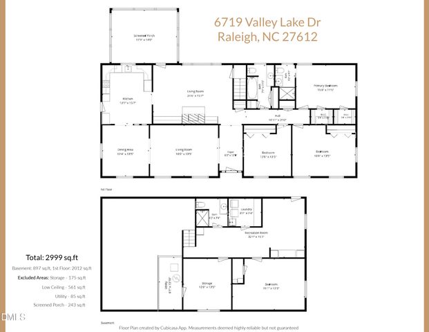 6719 Valley Lake Drive, Raleigh, NC 27612