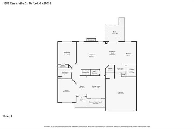 1588 Centerville Drive, Buford, GA 30518