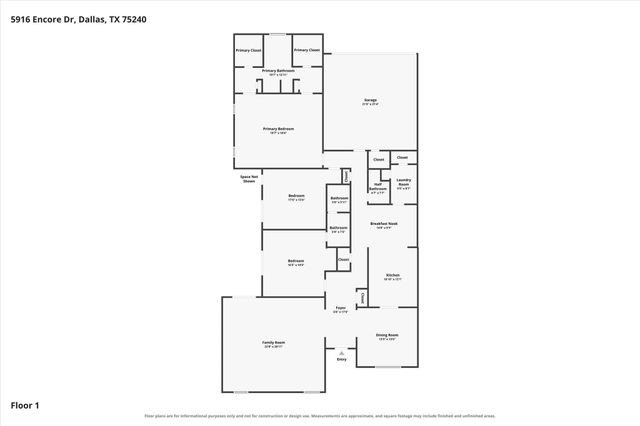 5916 Encore Drive, Dallas, TX 75240