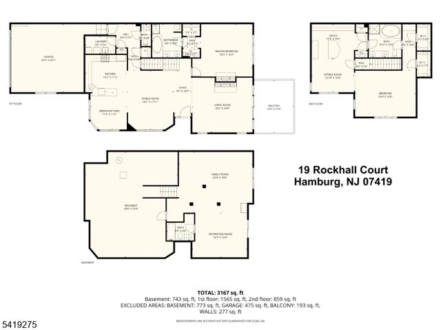 19 Rockhall Ct, Hardyston Twp., NJ 07419