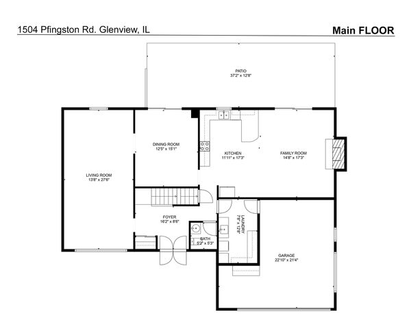 1504 Pfingsten Road, Glenview, IL 60025