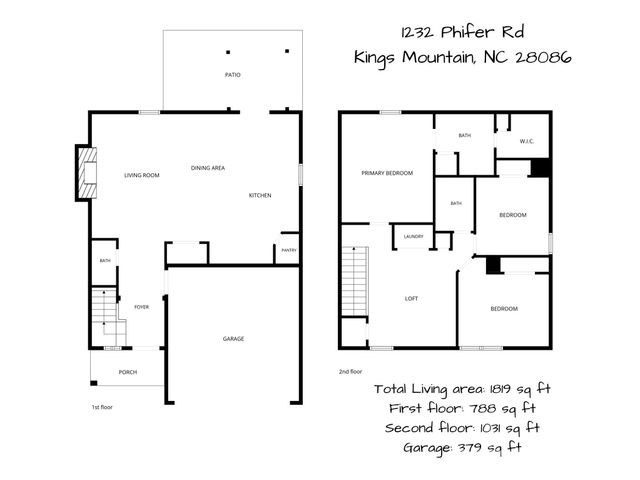 1232 Phifer Road, Kings Mountain, NC 28086