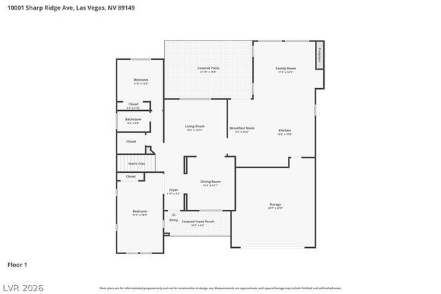 10001 Sharp Ridge Avenue, Las Vegas, NV 89149