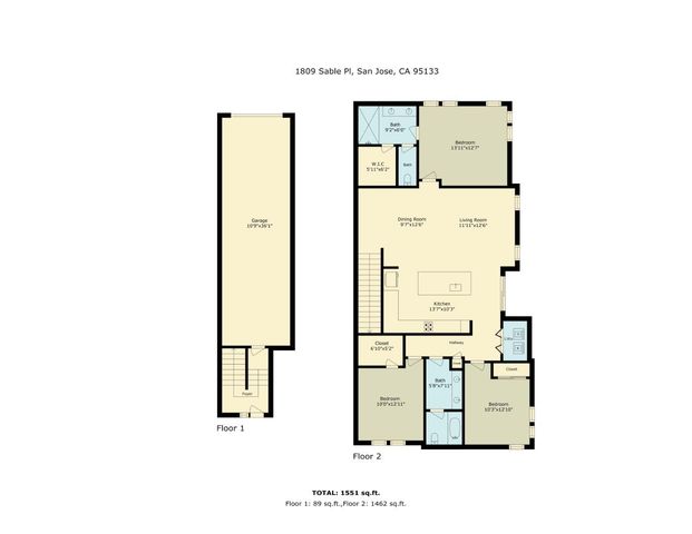 1809 Sable Place, San Jose, CA 95133