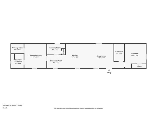 141 Dewey Drive, Milton, VT 05468