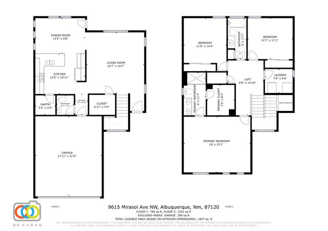 9615 Mirasol Avenue NW, Albuquerque, NM 87120