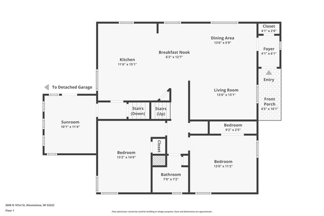 3608 N 101st STREET, Wauwatosa, WI 53222