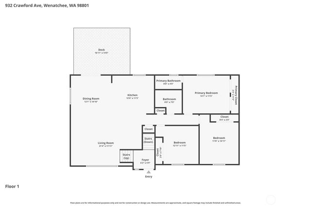 932 CRAWFORD Avenue, Wenatchee, WA 98801